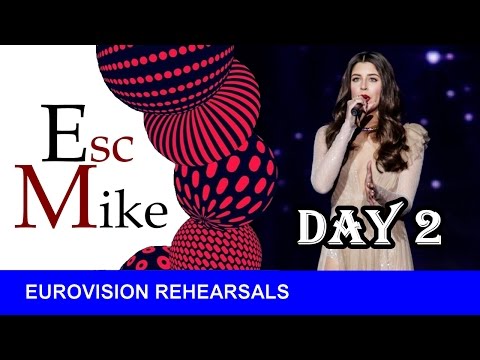 Eurovision 2017 - First Rehearsals [DAY 2] - My TOP 9 [1st Semi-Final]