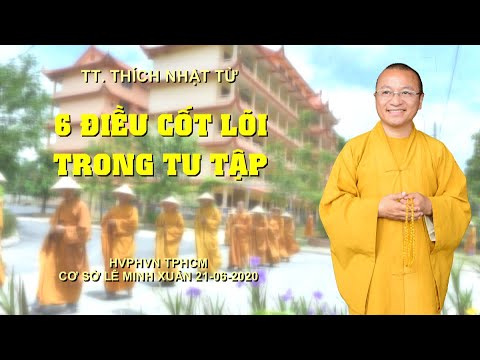 SÁU ĐIỀU CỐT LÕI TRONG TU TẬP - TT. THÍCH NHẬT TỪ