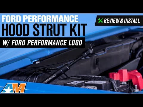 2005-2014 Mustang Ford Performance Hood Strut Kit Review & Install