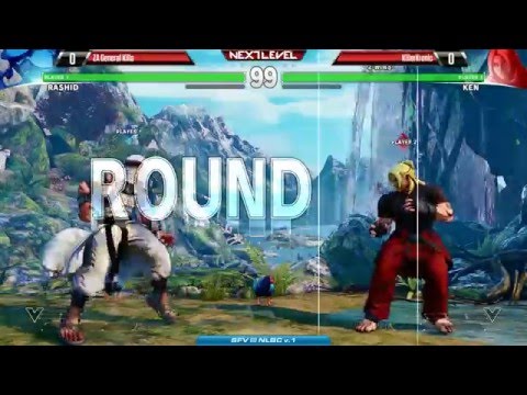 SFV/SF5: Next Level Battle Circuit V.1 - ZA General Kills (Rashid) vs KillerKronic (Ken)