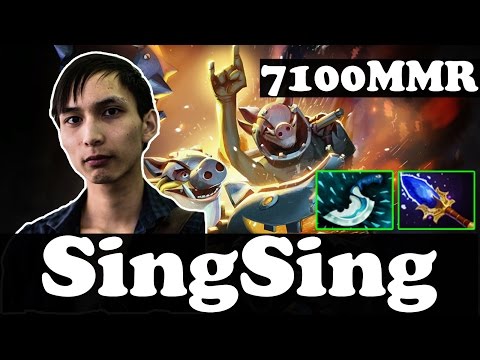SingSing 7100 MMR Plays Techies vol 3 - Ranked Match Gameplay - Dota 2