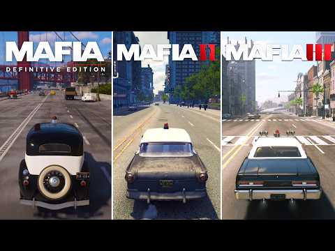 MAFIA Definitive Edition vs MAFIA 2 vs MAFIA 3 - BEST COMPARISON