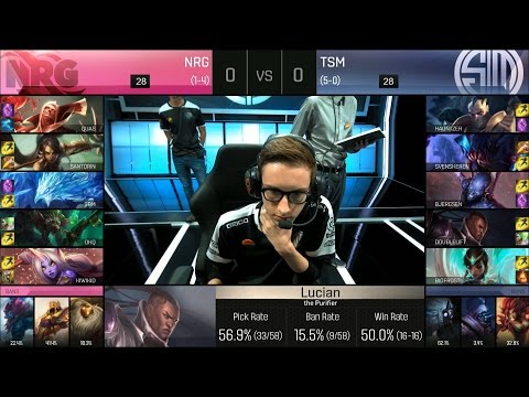 NRG vs TSM Game 1 Highlights - NRG ESPORTS vs TEAM SOLOMID NA LCS Week 3 Summer 2016