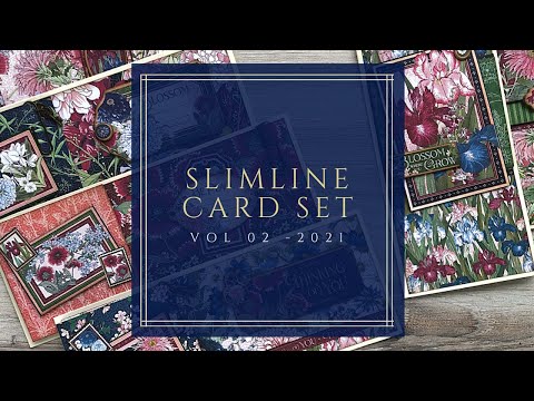 Interactive Slimline Card Set featuring Blossom