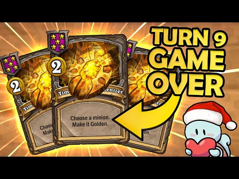 Game Over on Turn 9?! | Hearthstone Battlegrounds