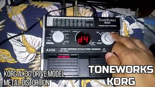Video thumbnail for KORG AX3G Drive and Distortion sound test #korg by Hary Witanto