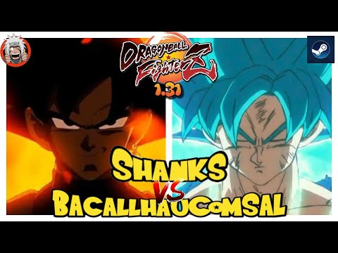DBFZ Shanks vs Bacalhau_Com_Sal (GokuBlack, Yamcha, Tien) Vs (GogetaSS4, GokuSSB, A21)