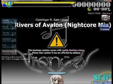 Clubringer ft. Kate Lesing - Rivers of Avalon [CTB] (Nightcore Remix)