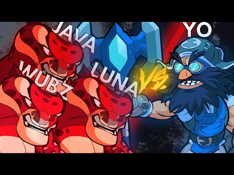 🔥La Vez que JUGUÉ CONTRA 3 PRO PLAYERS en Brawlhalla | Wubz Java y Luna vs Yo