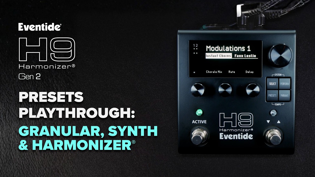 Discover the Creative Side of H9 Harmonizer&reg; Gen 2 | Synth, Granular & Harmonizer Presets Demo - YouTube