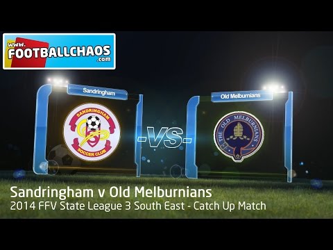 2014 FFV - Sandringham v Old Melburnians