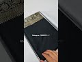 ️ Pure Satin Silk Black Colour Banarasi Saree Ytshorts Saree Fashion