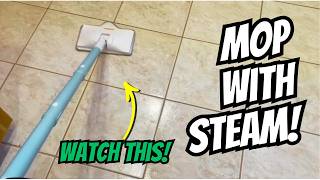 How to Steam Mop Kitchen Floors in 5 Minutes (No Chemicals!) #nontoxiccleaning