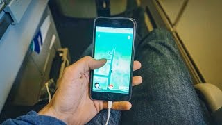 PLAYING POKEMON IN FLIGHT (to North Korea!)