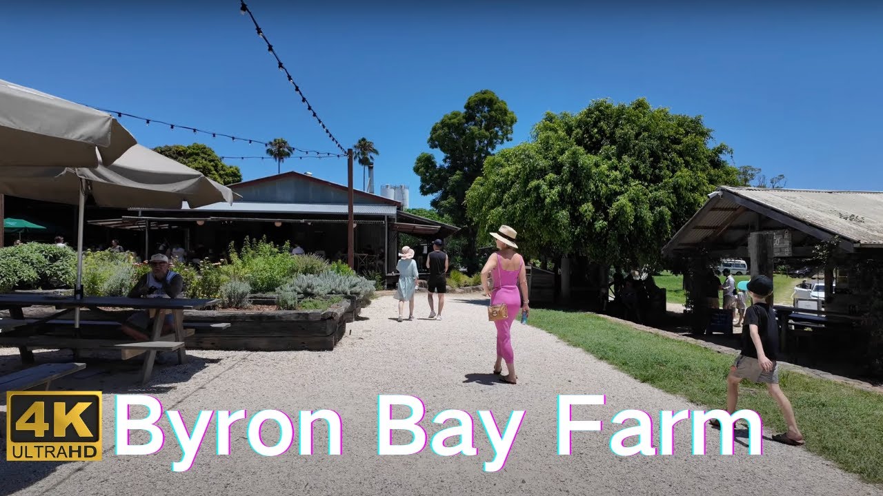 Embark on a captivating stroll through The Farm Byron Bay.