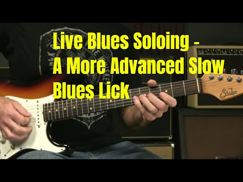 Live Blues Soloing Lesson - More Advanced Sextuplets For Slow Blues Licks