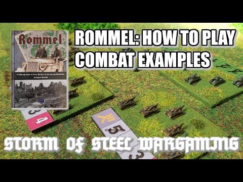 Rommel How To Play: Combat Examples