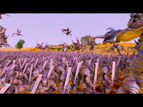 14000 Orcs VS 9900 Giant Ogres  Ultimate Epic Battle Simulator UEBS 2