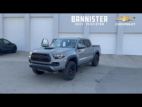 2017 Toyota Tacoma TRD Pro Double Cab 5' Bed V6 4x4 MT (SE) in Gray for sale at Bannister Chevrolet Penticton in Penticton, BC