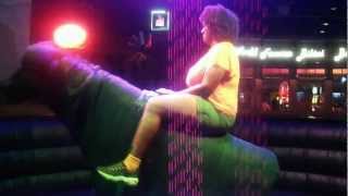KimmieKim and Gilley's Mechanical Bull