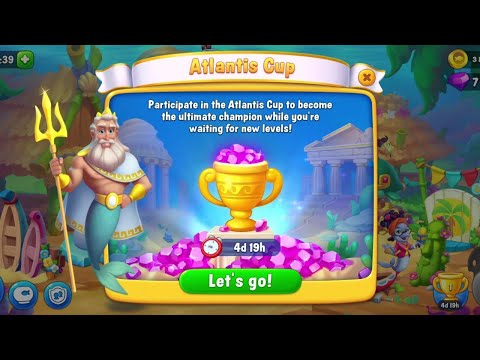 @Fishdom The Last Level 8990 at the Moment 🔚. The Atlantis Cup Event Started.