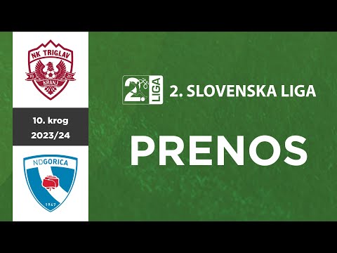 Triglav Kranj - Gorica | 10. krog 2. SNL 2023/24 | Prenos