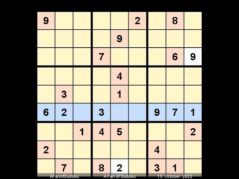 How to Solve The Hindu Sudoku Expert October 15, 2022
