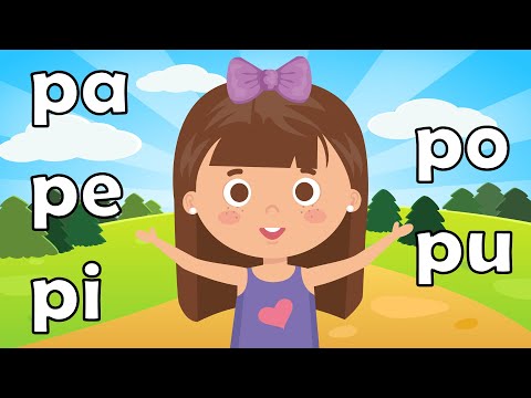 Sílabas PA PE PI PO PU para niños | APRENDER A LEER | Videos Infantiles | Educación para Niños