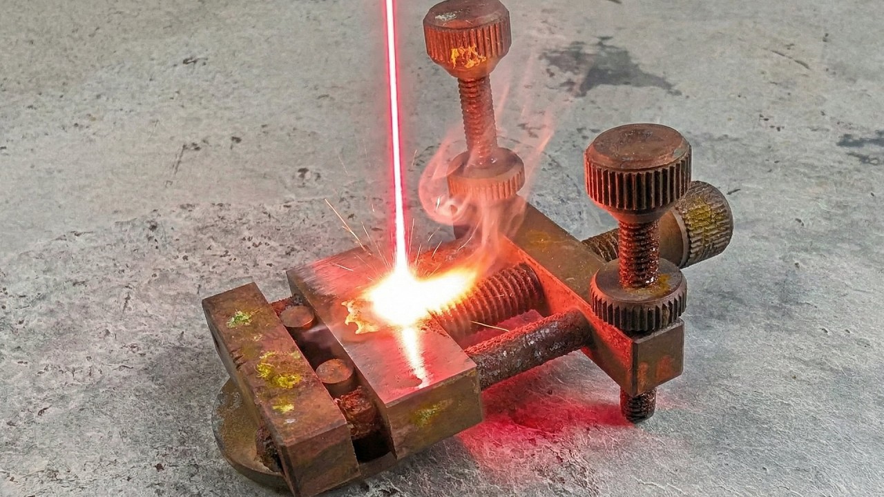 $2 Flea Market Find Restored with a Laser - Antique Watchmaker’s Flat Grinder