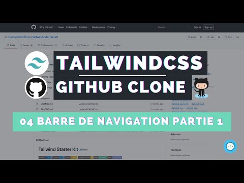 04 Tailwindcss Github clone Barre de navigation partie 1