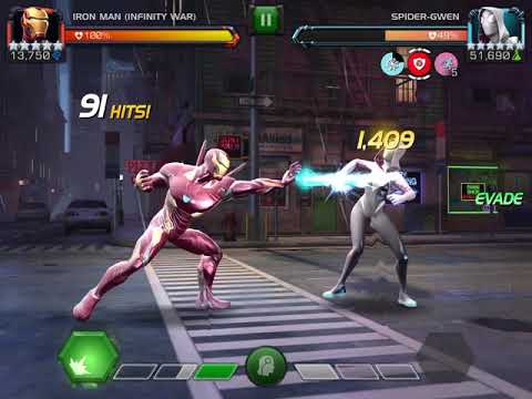 Act 6.4.3 Spite / Stun Immune - Spider Gwen dealt with Iron Man Infinity War