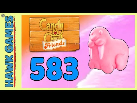 Candy Crush Friends Level 583 (Animals mode) - 3 Stars Walkthrough, No Boosters