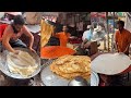 Giant Halwa Paratha Of Taj Bagh Indian Street Food