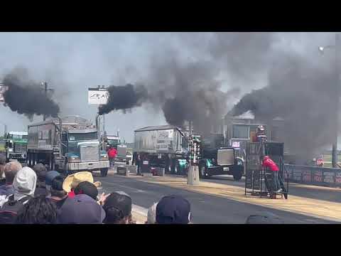 Detroit 60 series vs cat c15 peterbilt vs freightliner #DIESELFREAK