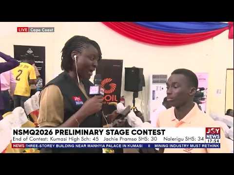 NSMQ Preliminary stage contest: Kumasi High knocks out Jackie Pramso SHS and Nalerigu.