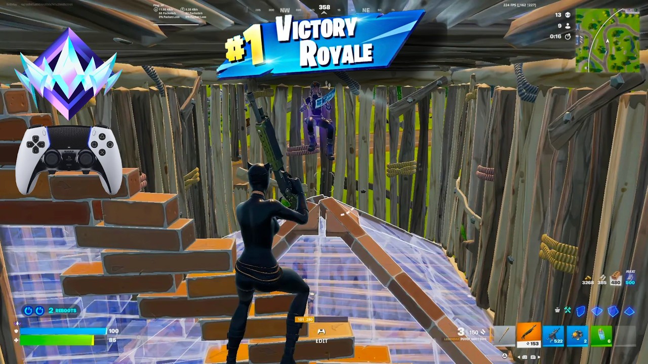 21 Kill Fortnite Unreal Ranked Reload | PS5 Controller Gameplay