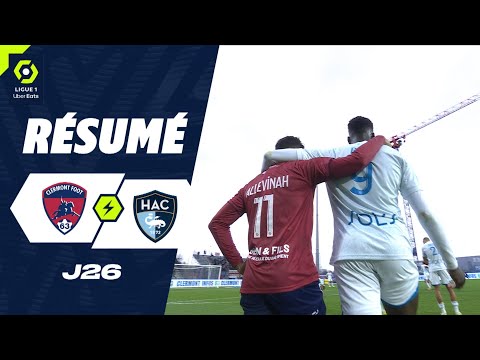 CLERMONT FOOT 63 - HAVRE AC (2 - 1) - Highlights - (CF63 - HAC) / 2023-2024