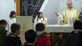 preview picture of video 'Messe des familles, Sainte Dévote (Notre Père), Lucciana - 1er février 2014'