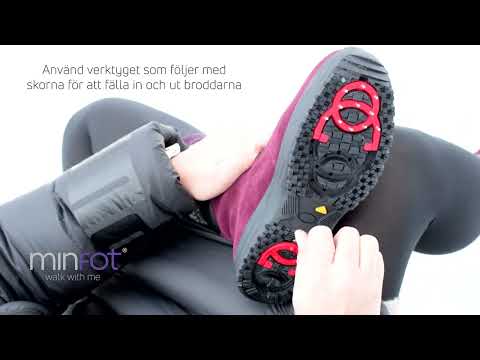 Hur fungerar skor med utfällbara broddar?