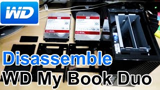 Disassemble WD My Book Duo & WD Harddisk