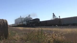 preview picture of video 'Union Pacific 3985 Westbound - Odessa, Nebraska'