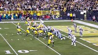 Packers Touchdown and Lambeau Leap