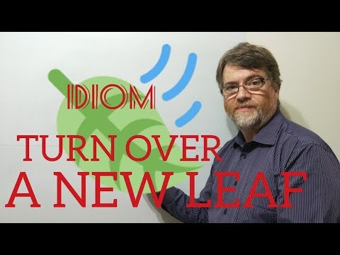 英語の家庭教師ニックPのイディオム (283) Turn Over a New Leaf (English Tutor Nick P Idioms (283) Turn Over a New Leaf)