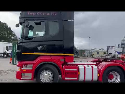Scania R440 Topline 6x2 Rear Lift Tractor Unit Manual (MV13 ZLE  - Law Trucks)