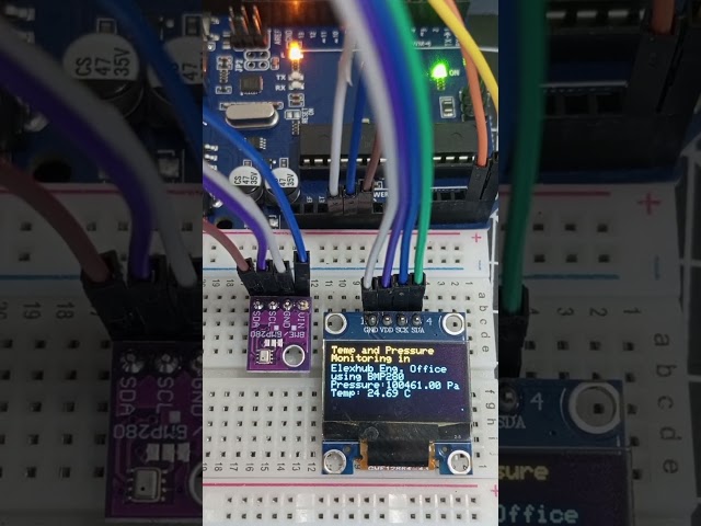 Vídeo relacionado con ARCELI 5 pcs BME280 Módulo Sensor Barométrico Digital 5V, Módulo Sensor de Temperatura y Humedad Presión Temperatura Humedad Módulo Board IIC I2C para Arduino Raspberry Pi