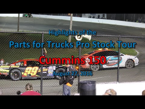 Parts for Trucks Pro Stock Tour- Cummins 150 (Highlights) @ Petty Int'l Raceway 08-27-16