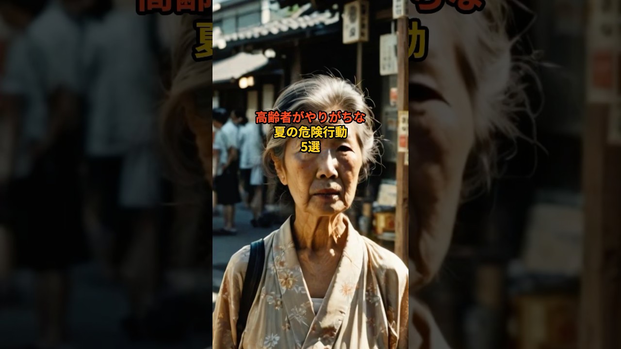 高齢者がやりがちな夏の危険行動5選#健康 #豆知識
