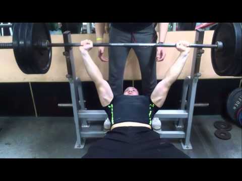 Natural athlete 110kg(242lbs) bench press