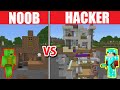 NOOB vs PRO: STRONGEST FULLY AUTOMATIC SECURITY HOUSE BUILD CHALLENGE in Minecraft
