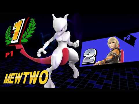 SSB4 Wii U - Mewtwo vs Shulk